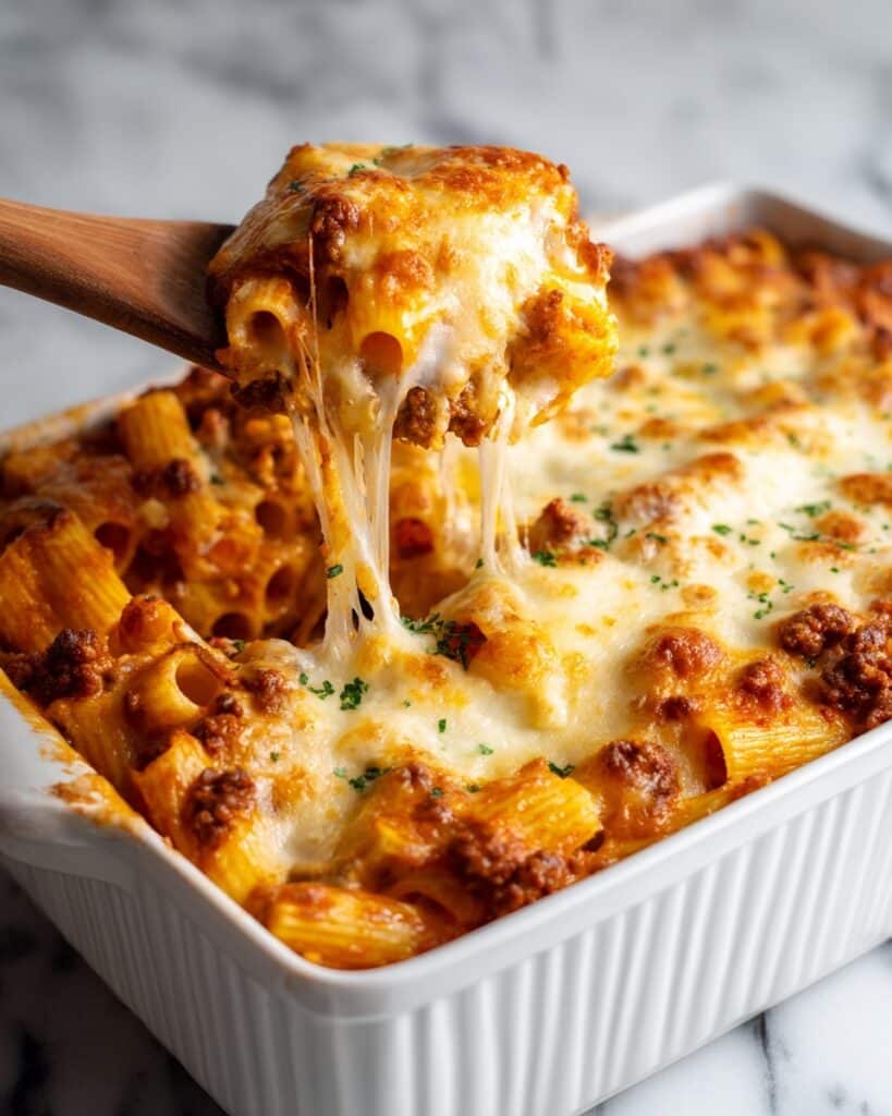 Million Dollar Baked Ziti: The Cheesy Pasta Bake Everyone Saves Recipe