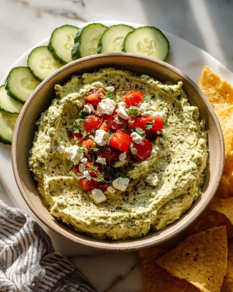 Cottage Cheese Guacamole Dip & Spread Recipe