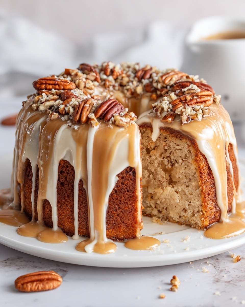 Slow Cooker Cinnamon Roll Cake with Cardamom Brown Butter Glaze Recipe