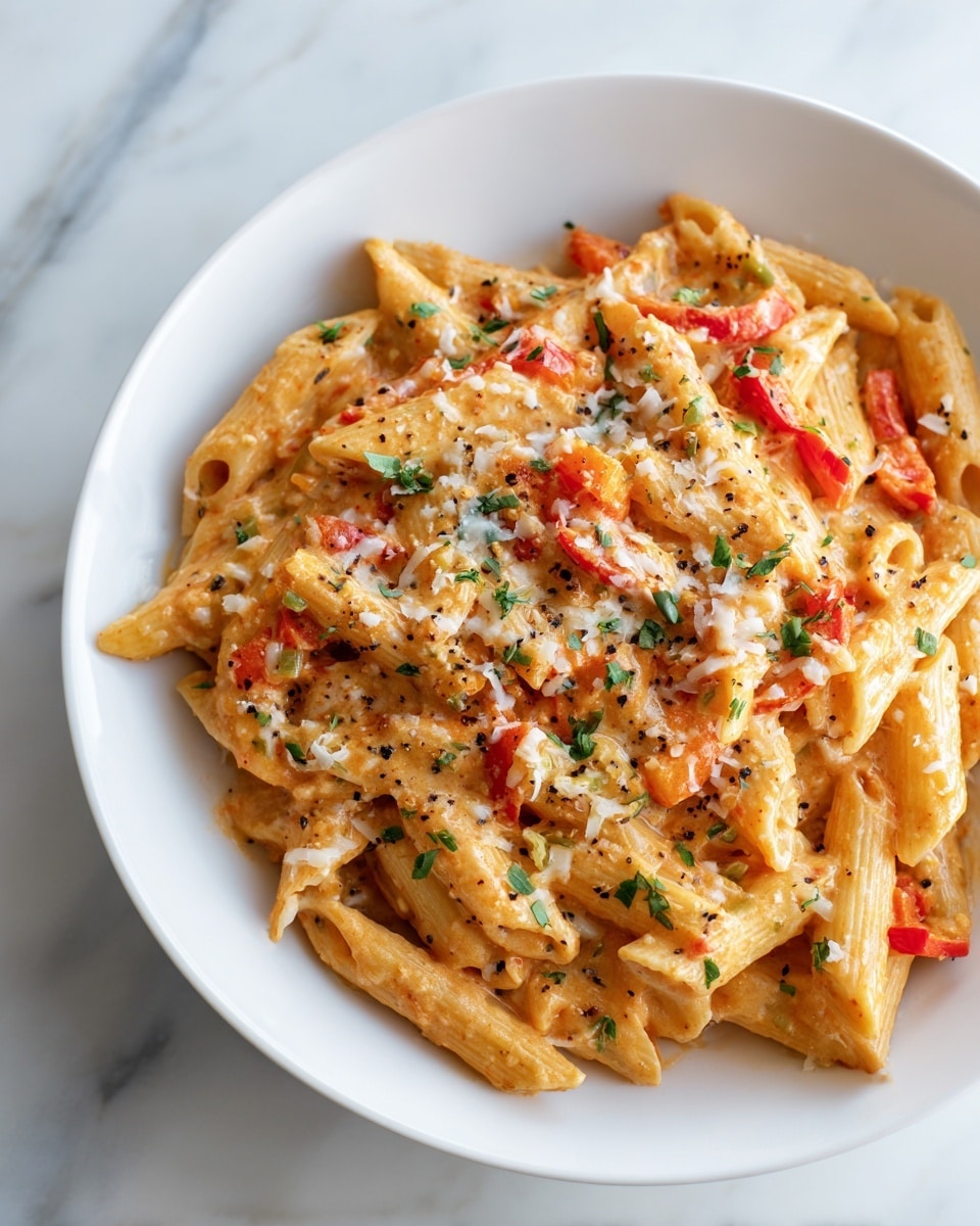 Creamy Roasted Red Pepper Pasta (30-Minute Recipe) Recipe