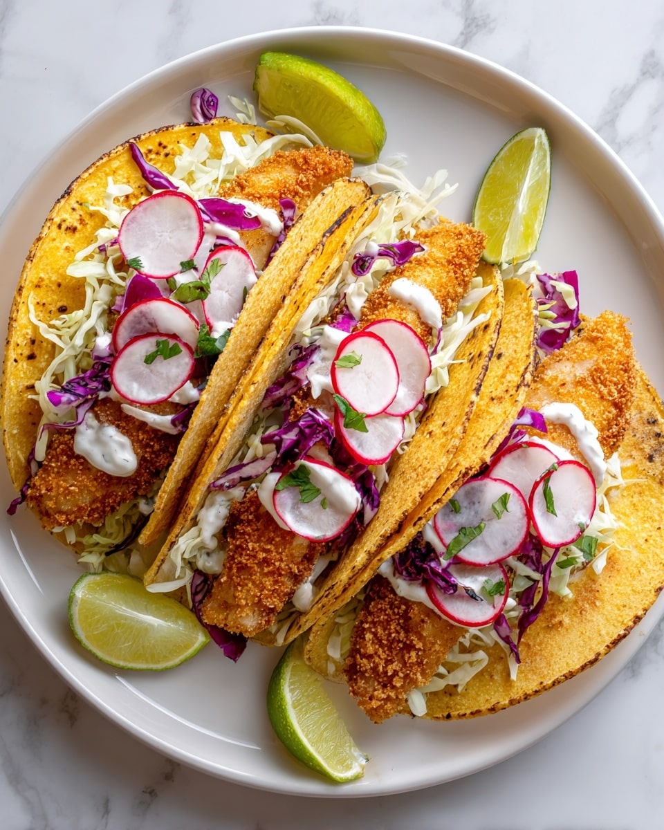 Crispy Cod Fish Tacos Recipe