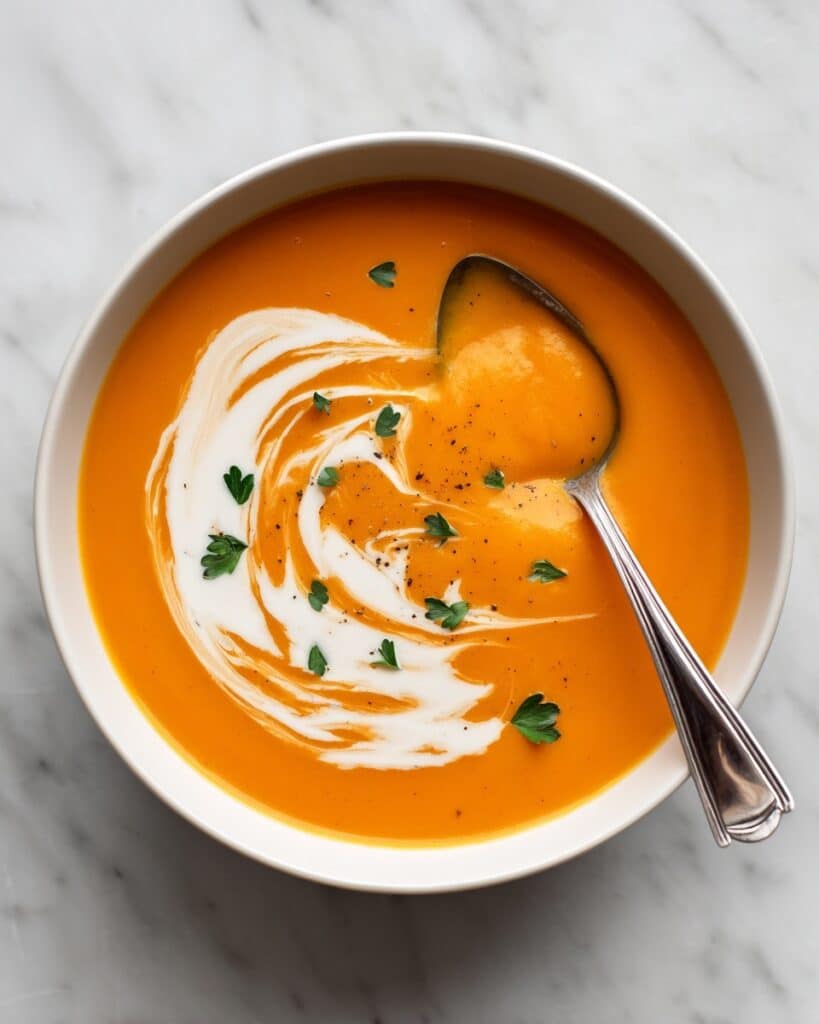 Roasted Red Pepper and Gouda Soup Recipe