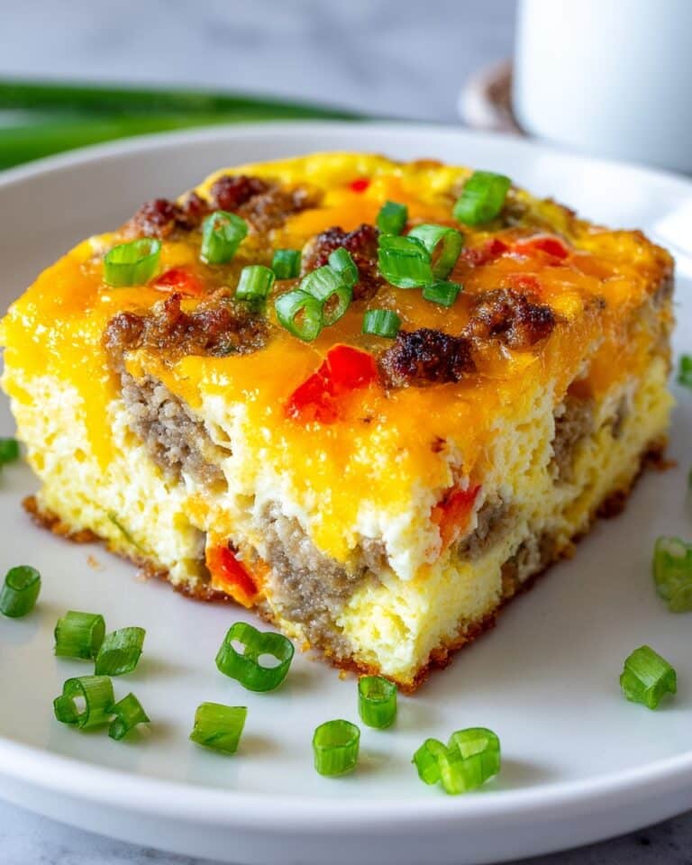 Easy Breakfast Casserole with Bread Recipe