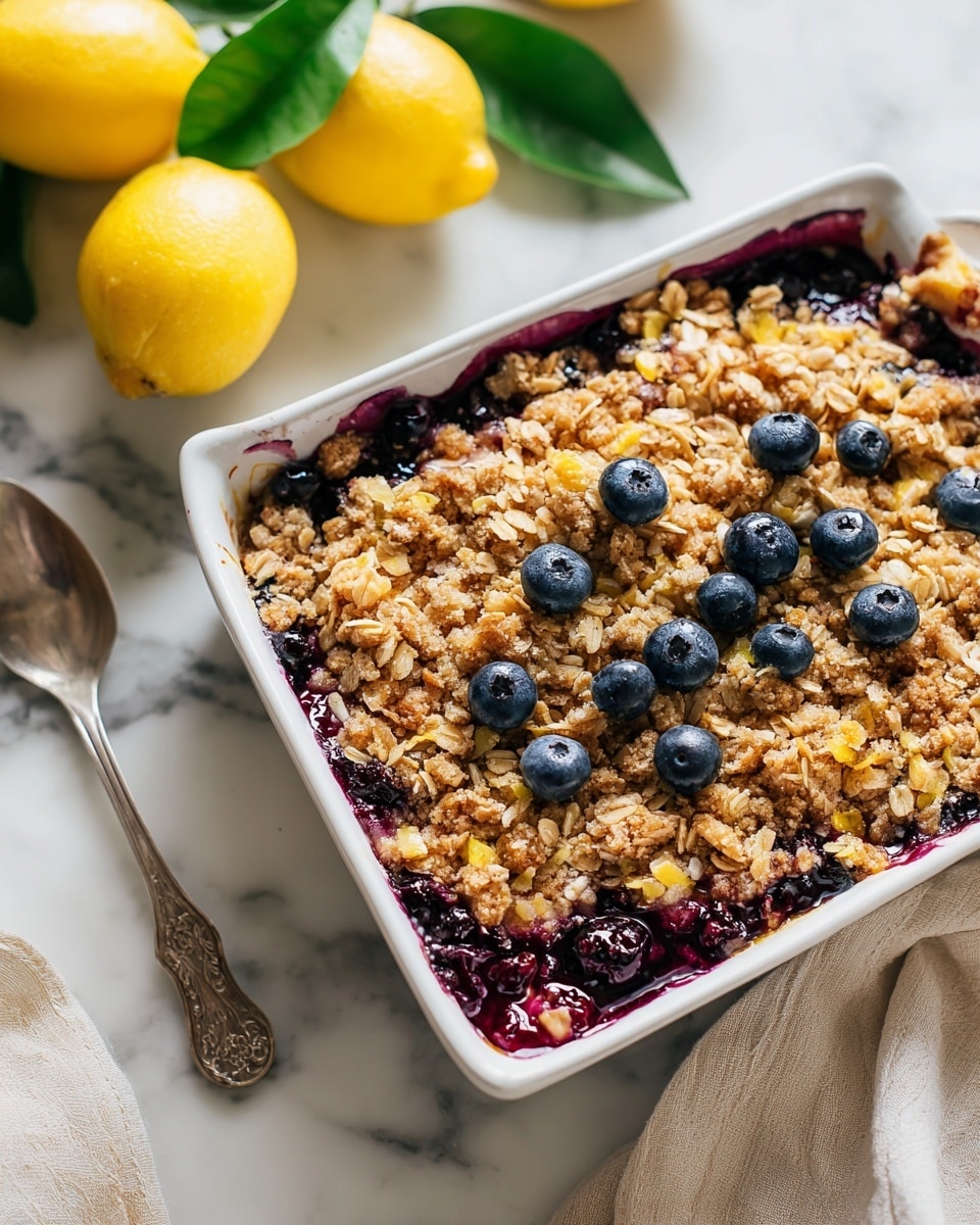 Blueberry Lemon Pie Bars Recipe