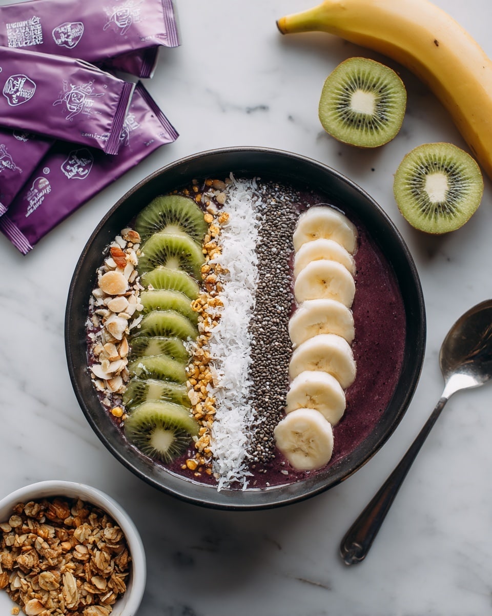 Chocolate Banana Acai Smoothie Bowl Recipe
