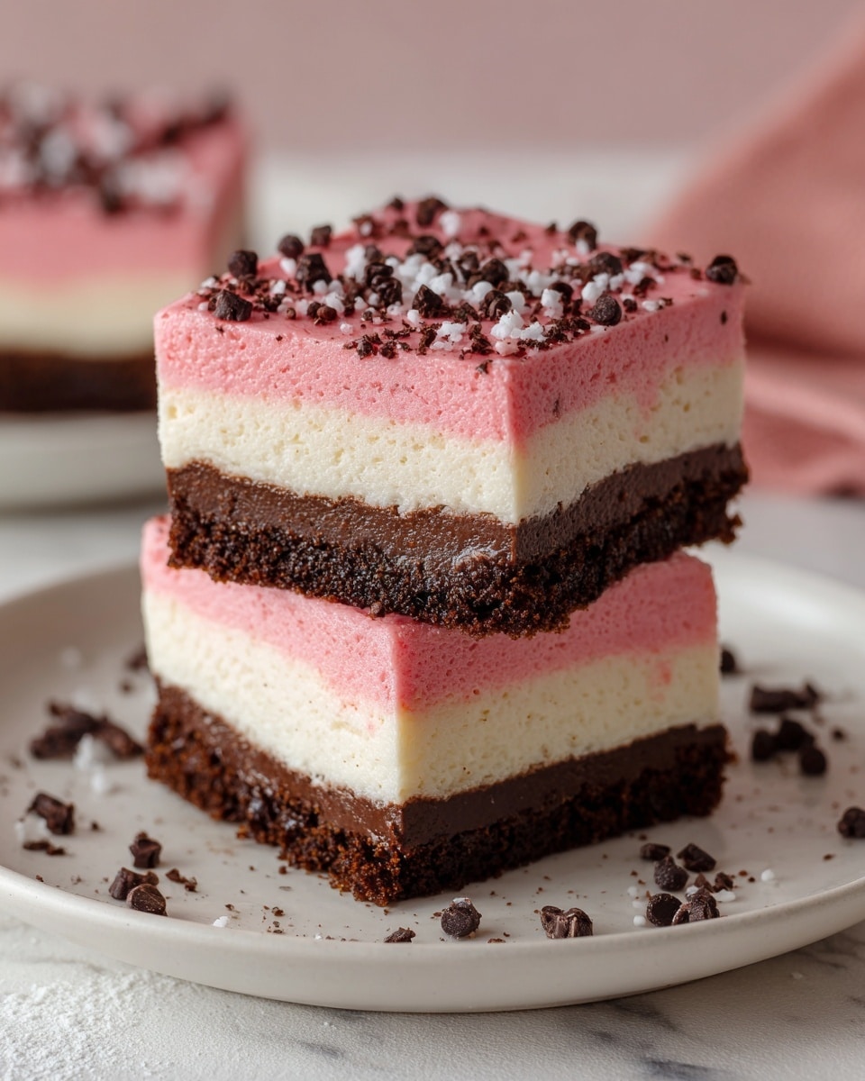 Colorful Neapolitan Fudge Delight Recipe
