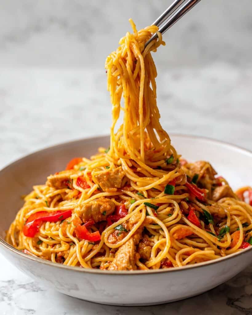 Indonesian Chicken Spaghetti Recipe