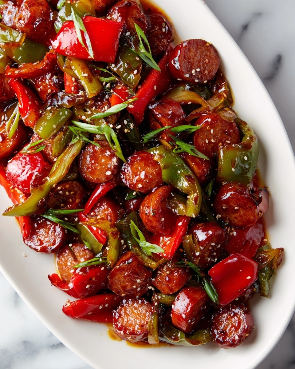 15-min. Easy Korean Sausage Stir-Fry Recipe