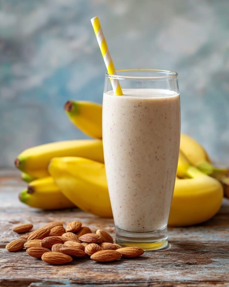 Wholesome Banana Almond Milk Smoothie Recipe