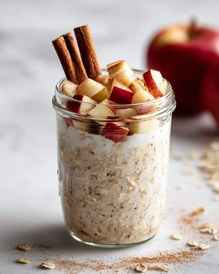 Apple Cinnamon Overnight Oats Recipe