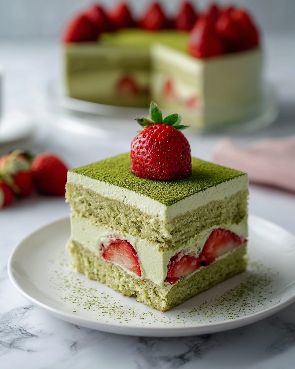 Matcha Strawberry Tiramisu Recipe