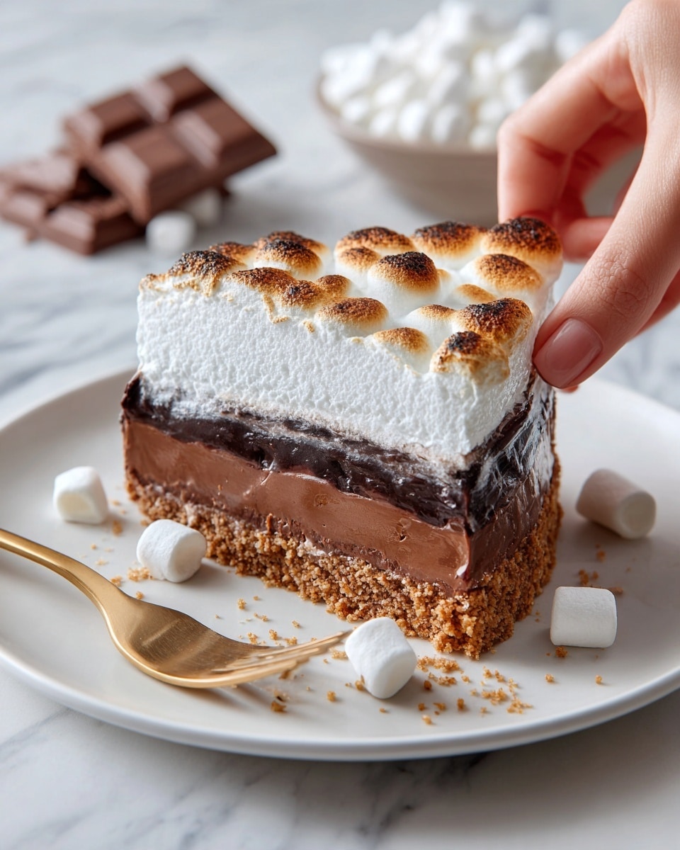 Vegan S’mores Sheet Cake Recipe