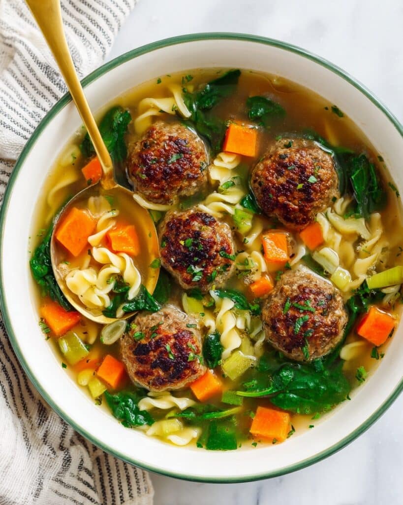 Chicken Meatball Soup Recipe