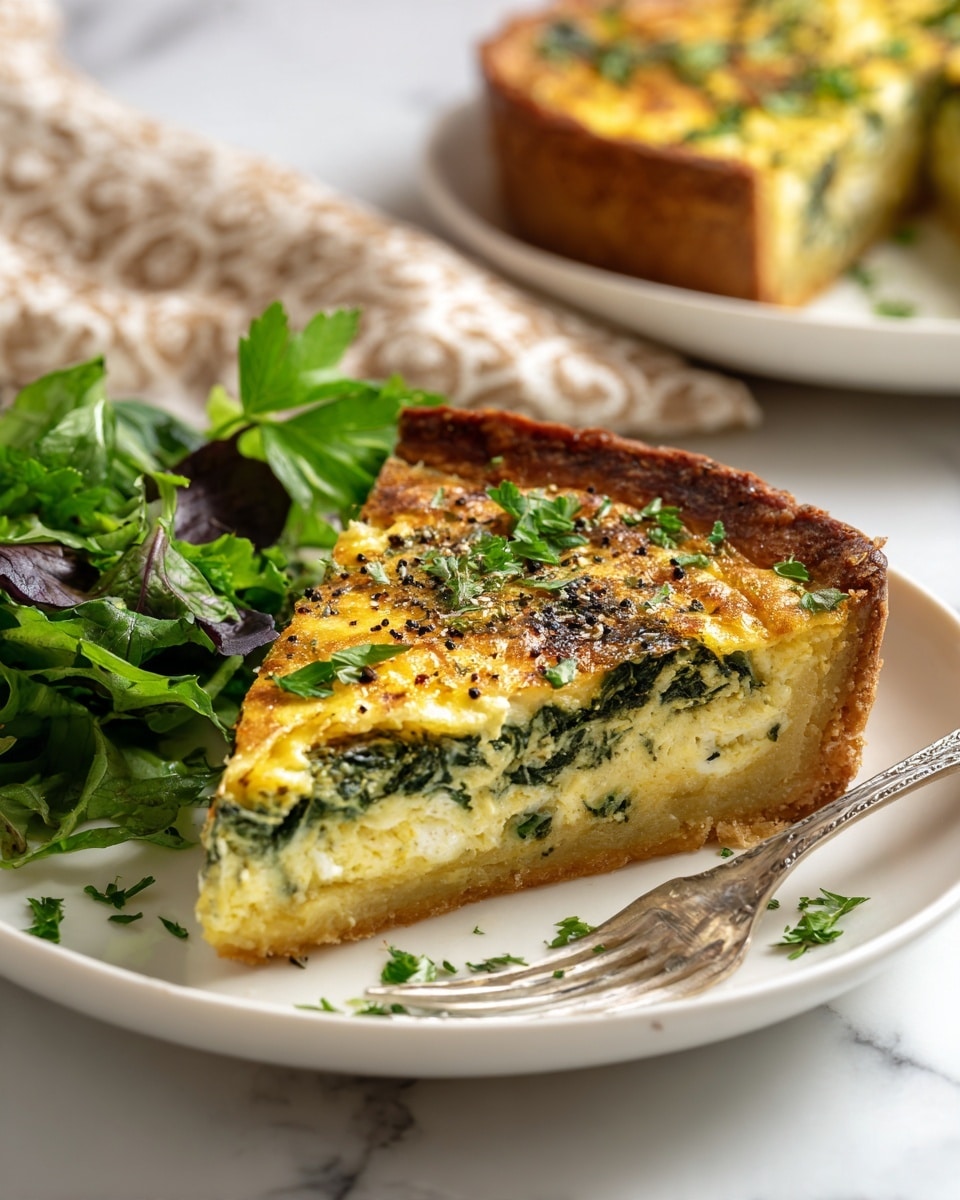 Easy Bacon, Spinach, and Gruyère Quiche Recipe