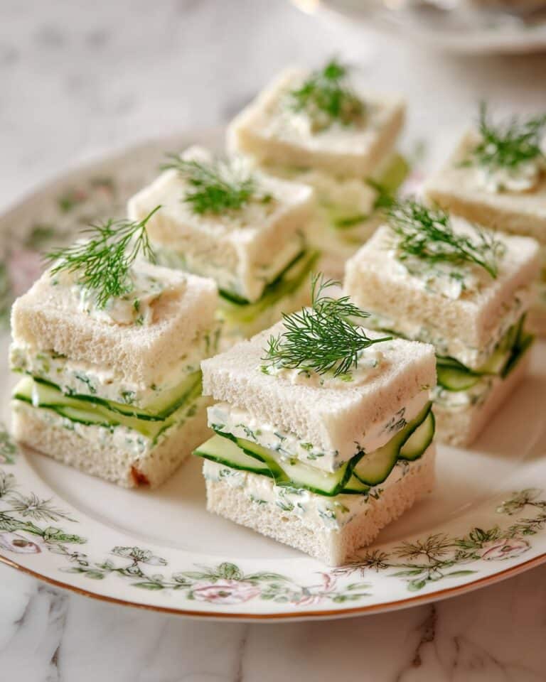 Classic Cucumber Tea Sandwiches Recipe