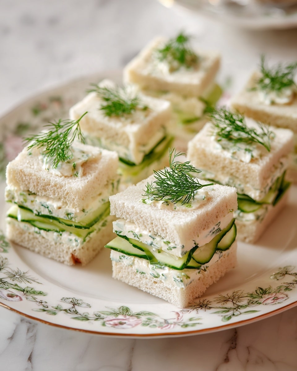 Classic Cucumber Tea Sandwiches Recipe