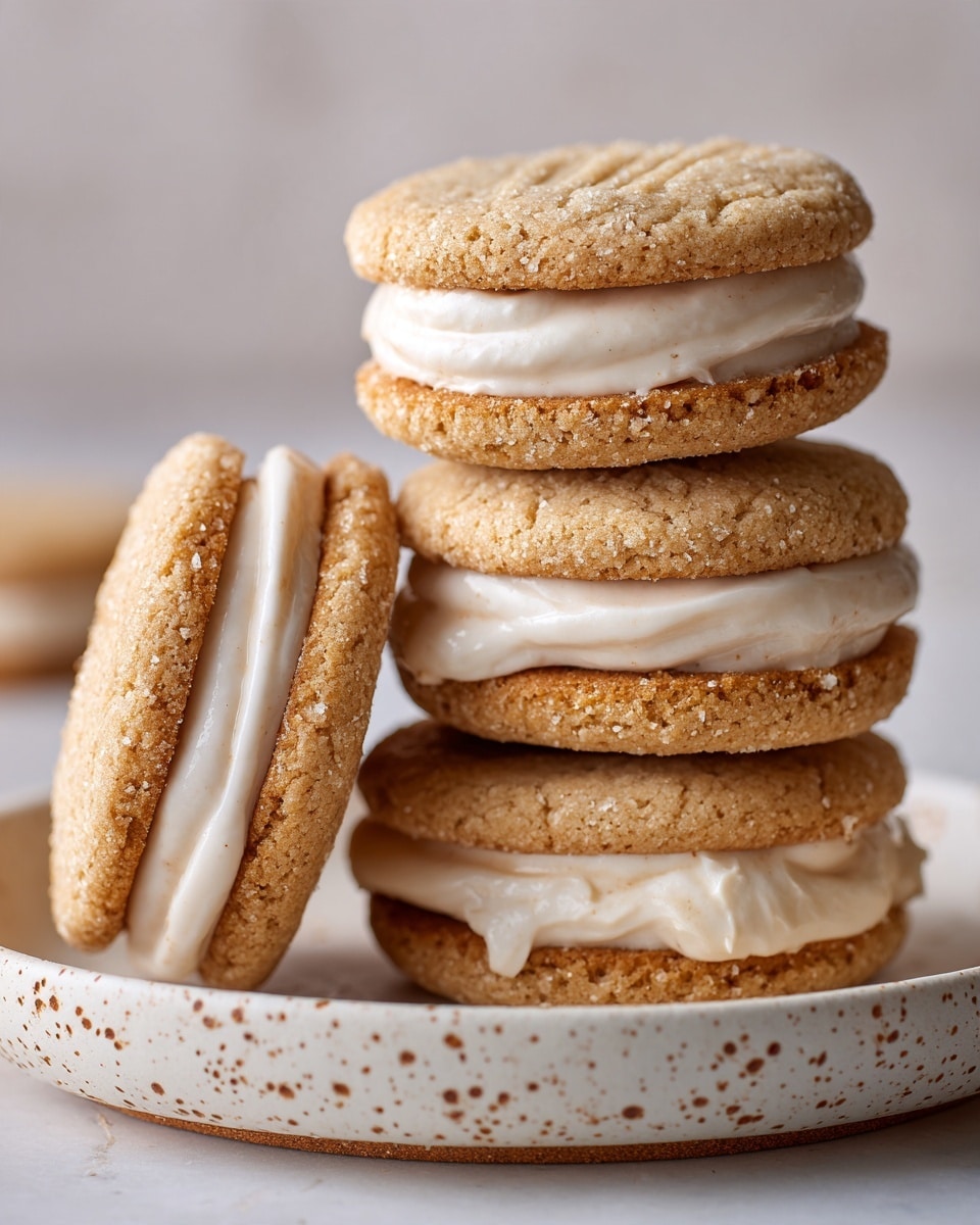 Sesame Miso Shortbread Sandwich Cookies Recipe