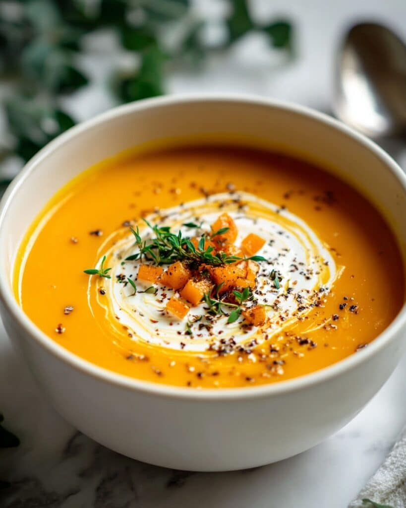 Creamy Apple Butternut Squash Soup Recipe