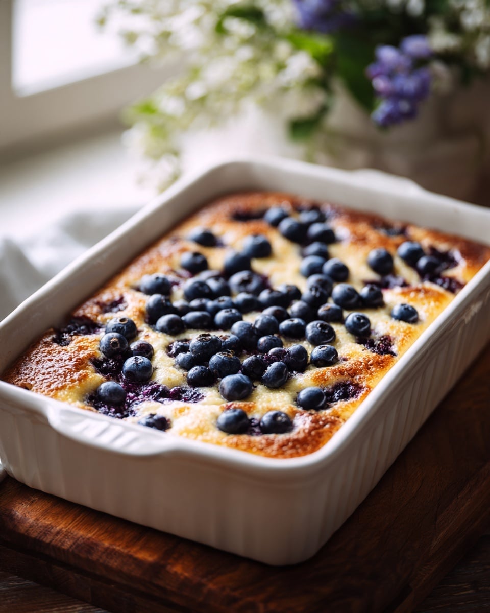 Blueberry Buttermilk Pancake Casserole Recipe