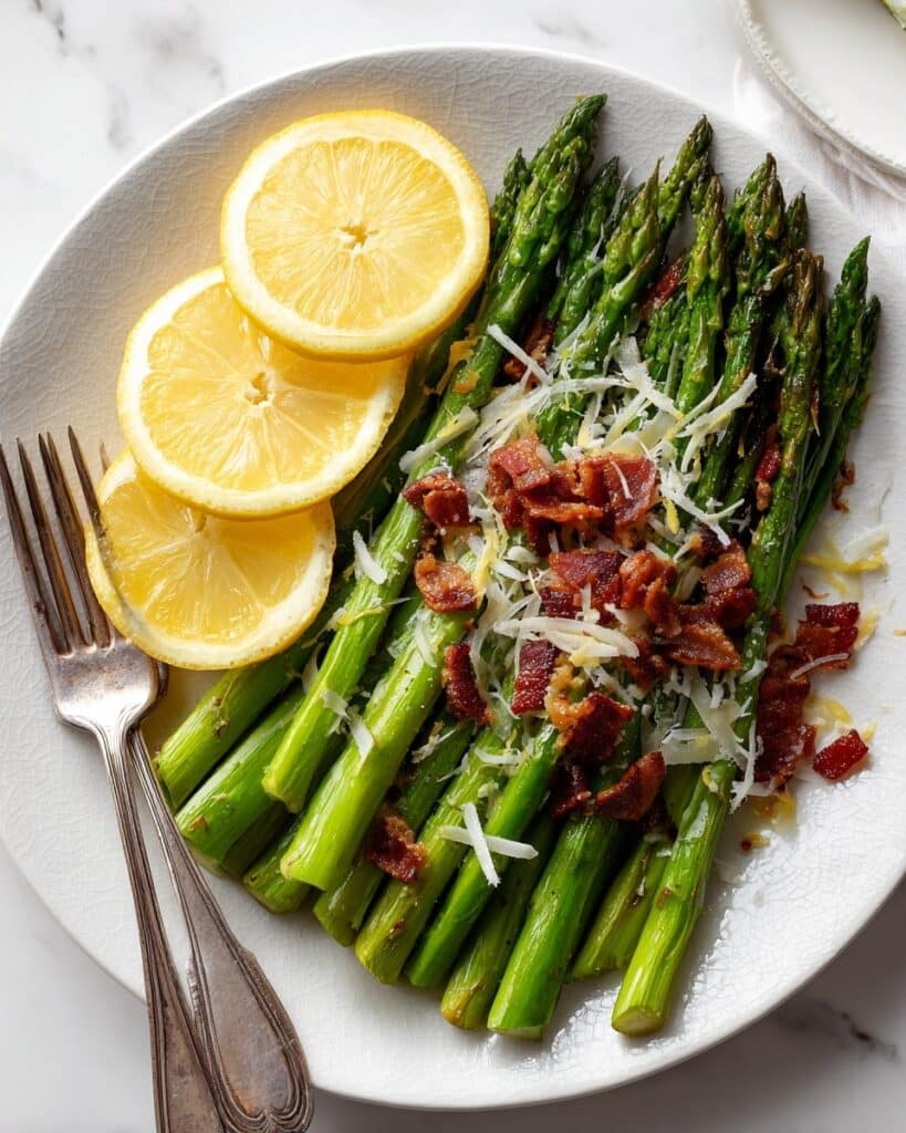 Traeger Smoked Asparagus with Bacon and Parmesan Recipe