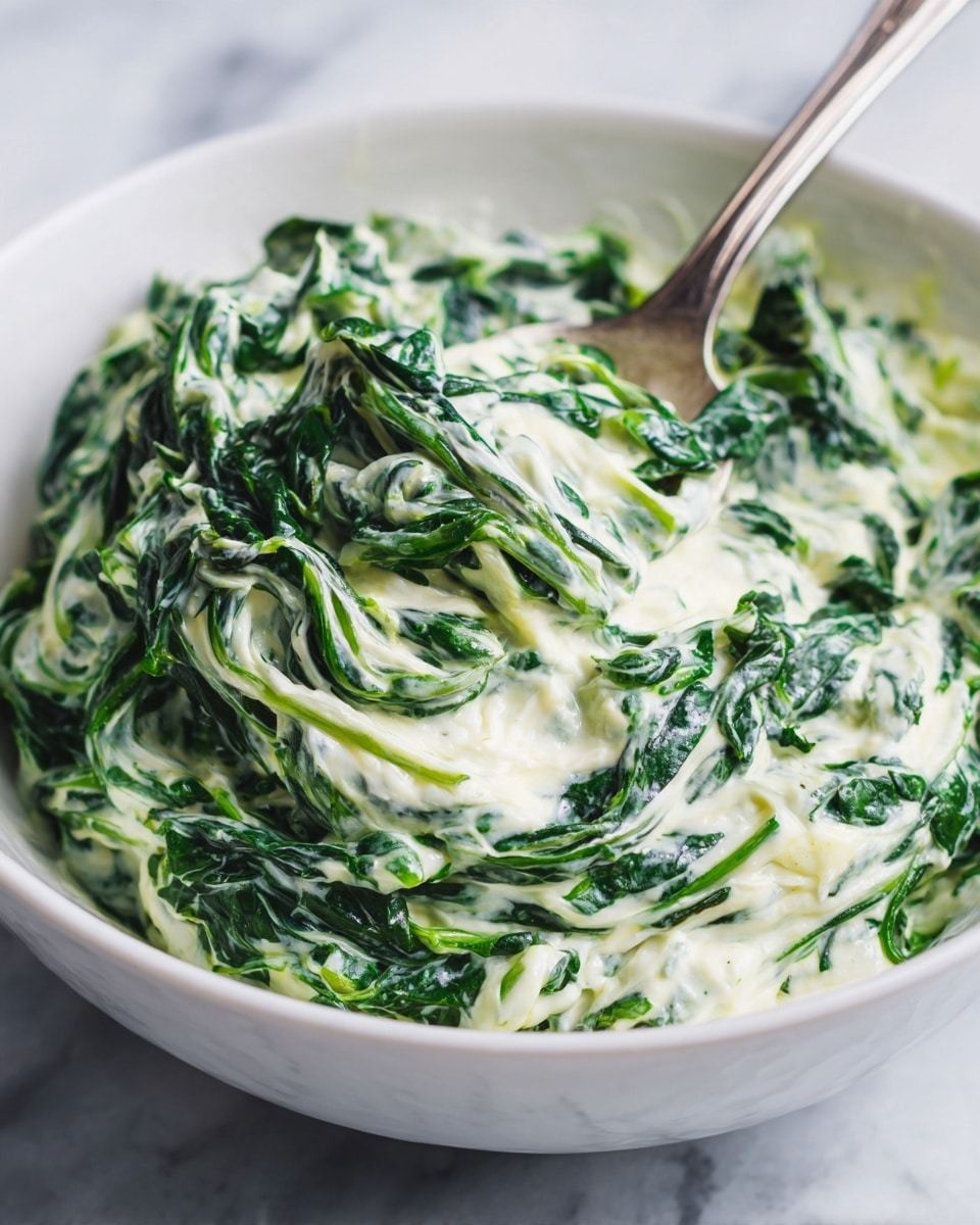 Easy Creamed Spinach Recipe
