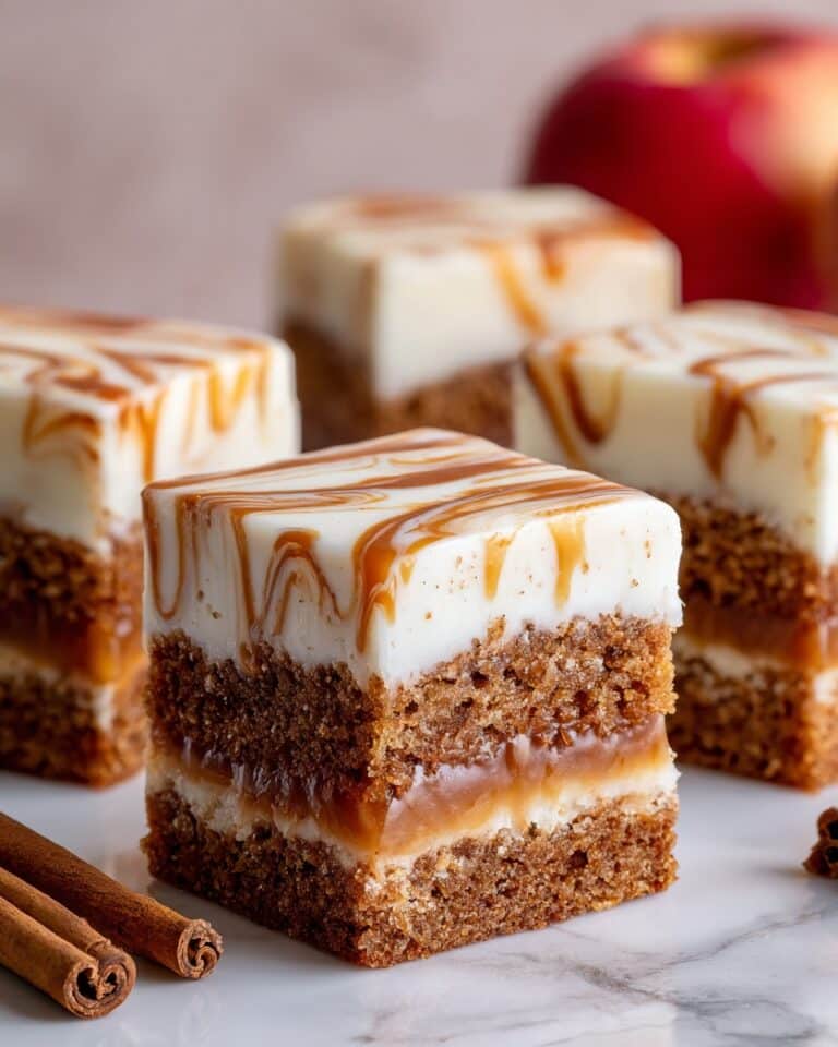 Apple Cider Cake with Caramel Frosting and Cream Cheese Icing Recipe