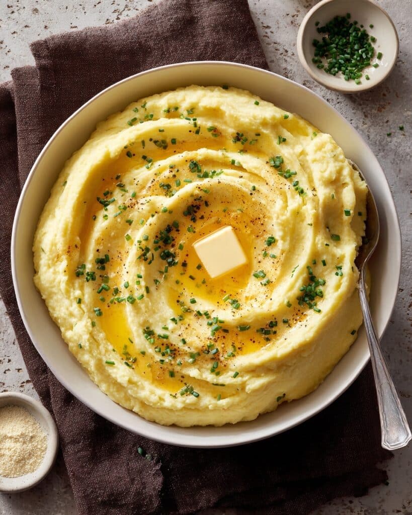 Sour Cream Mashed Potatoes with Horseradish Recipe