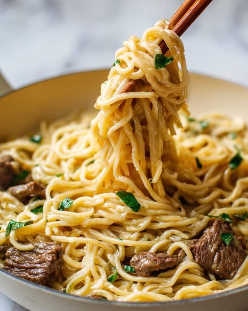 Creamy Beef and Mushroom Stroganoff Recipe